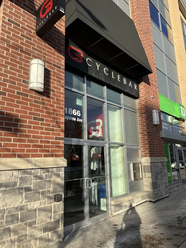 CycleBar Spin Toronto studio review