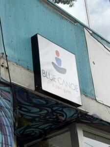 blue canoe yoga st.clair studio logo