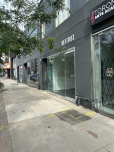 beatbox boxing midtown street front entrance