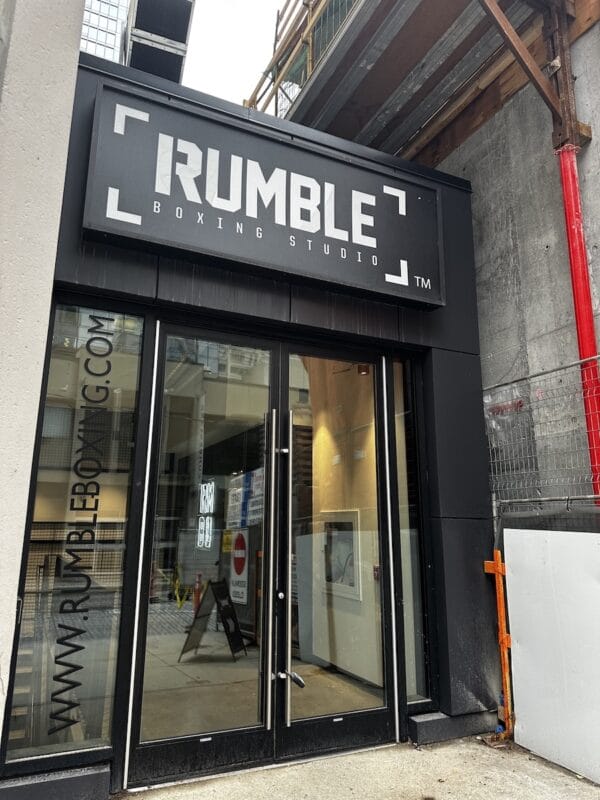 rumble boxing midtown street entrance