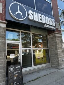 she boss pilates toronto entrance