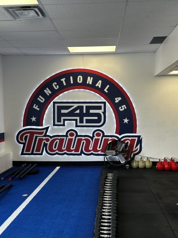 F45 lawrence park signage