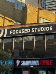 Focused Studios exterior Midtown Toronto