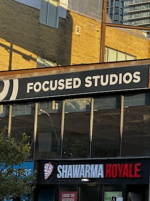 Focused Studios exterior Midtown Toronto
