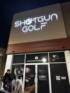 Shot Gun Golf Simulator review Yorkdale Toronto