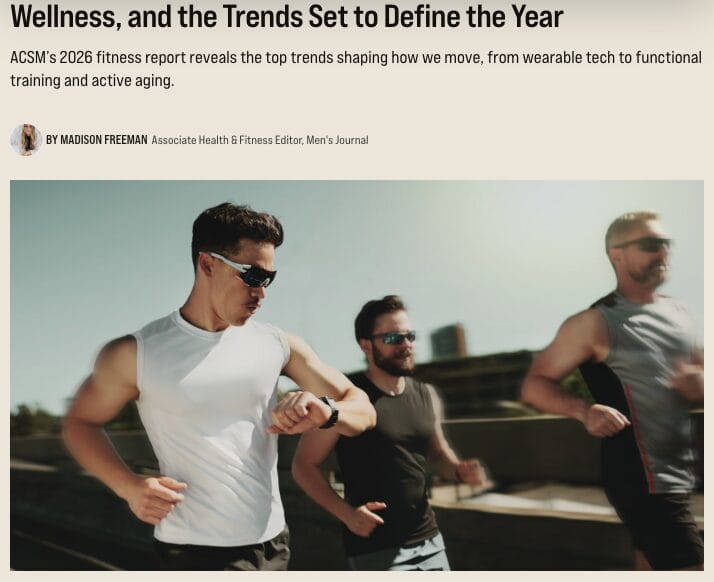 The 2026 Fitness Forecast: What’s Next in Health, Wellness, and the Trends Set to Define the Year