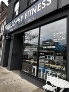 philosophy fitness st.clair west entrance