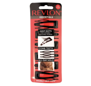 Revlon Double Grip Hair Clips, 6 Count