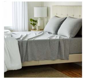Amazon Basics 3 Piece Bed Sheet Set, 100% Cotton Jersey